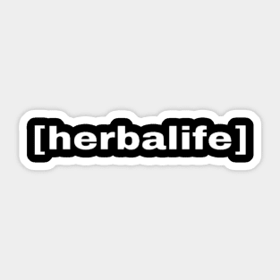 Herbalife Adult Swim Style Sticker